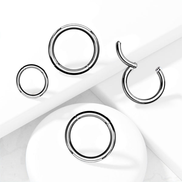 High Quality Precision 316L Surgical Steel Hinged Segment Seamless Hoop in Various Sizes