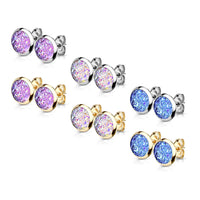 Druzy Stone 316L Surgical Steel Stud Earrings